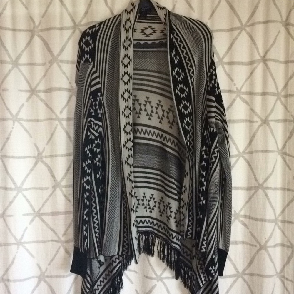 Aztec Fringe Sweater